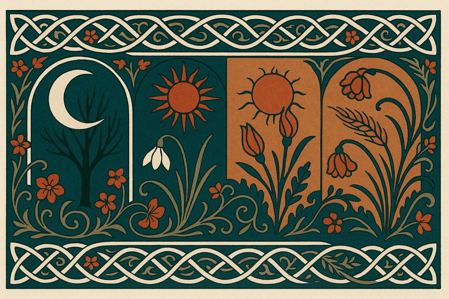 The Irish Calendar: Samhain, Imbolc, Bealtaine, Lughnasadh