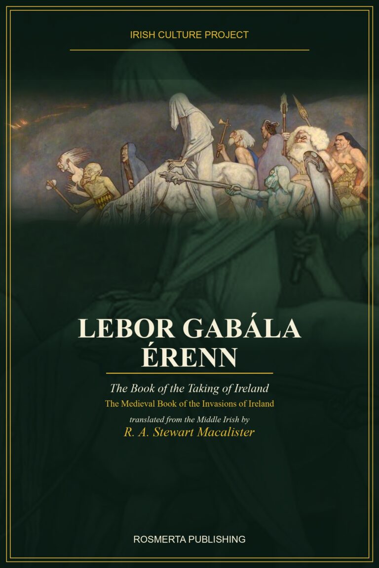 Front cover of Lebor Gabála Érenn (The Book of Invasions), Rosmerta Publishing edition